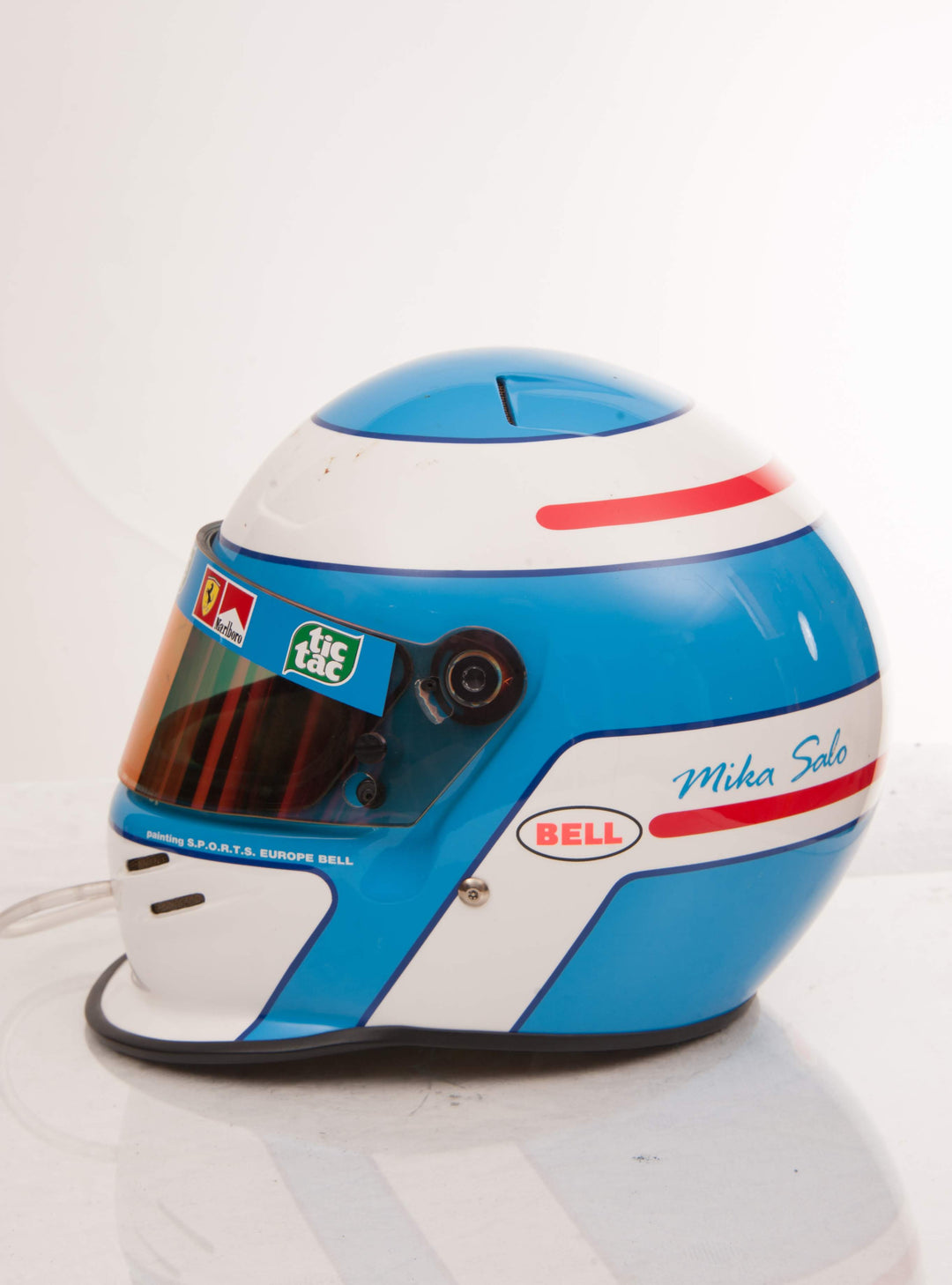 1999 Mika Salo race used helmet – Formula 1 Memorabilia