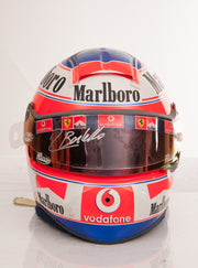 2004 Rubens Barrichello Schuberth race helmet - Formula 1 Memorabilia
