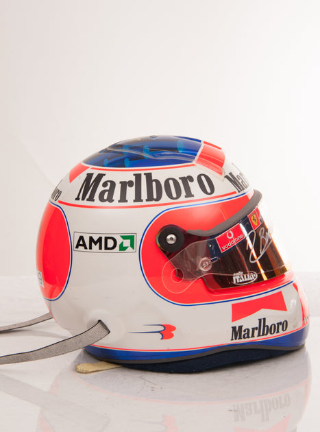 2004 Rubens Barrichello Schuberth race helmet – Formula 1 Memorabilia