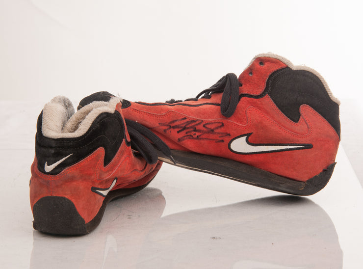 2001 Michael Schumacher Nike race shoes Signed - Formula 1 Memorabilia