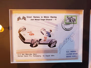 Juan Manuel Fangio signed 1980 Great Names in Motor Racing Cover - Formula 1 Memorabilia