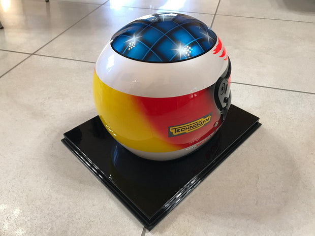 1995 Michael Schumacher Official Bell replica helmet signed