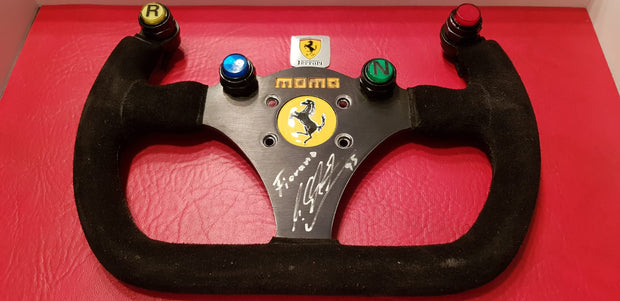 1995 Michael Schumacher test steering wheel - SOLD - - Formula 1 Memorabilia