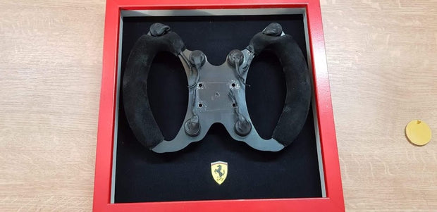 1994 Jean Alesi Ferrari steering wheel signed - Formula 1 Memorabilia