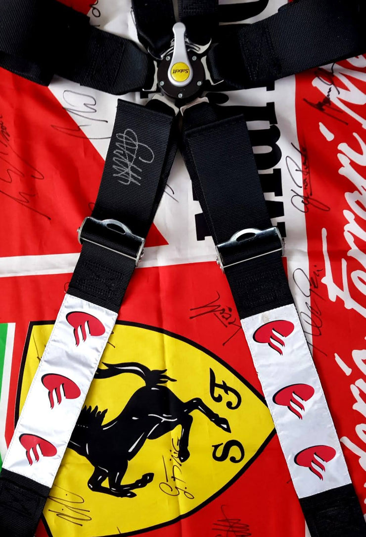 2015 Sebastian Vettel Sabelt belts signed
