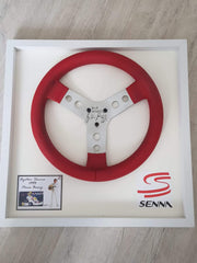 1993 Ayrton Senna Go Kart steering wheel -SOLD- - Formula 1 Memorabilia