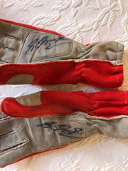 1996 Michael Schumacher British GP race used OMP gloves - Formula 1 Memorabilia