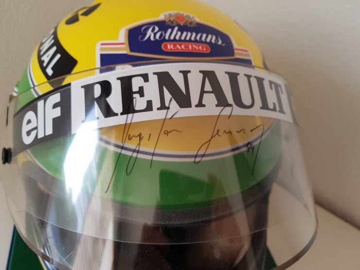 1994 Ayrton Senna replica Helmet signed - Sold -
