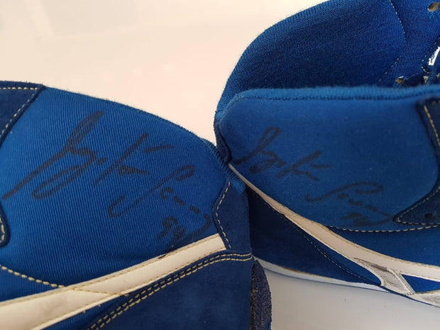 1994 Ayrton Senna Brazil GP RunBird shoes Signed