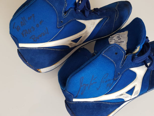 1994 Ayrton Senna Brazil GP RunBird shoes Signed