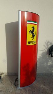 2000's Ferrari official dealer double side illuminated sign