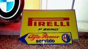 1980s Alfa Romeo official dealer "Servizio" sign