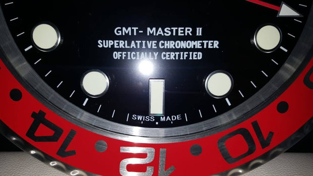 2010s Rolex GMT Master HUGE official dealer clock