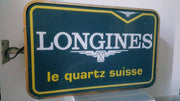 1980s Longines official dealer double side illuminated sign