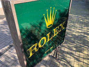 1960s Rolex London official dealer illuminated sign