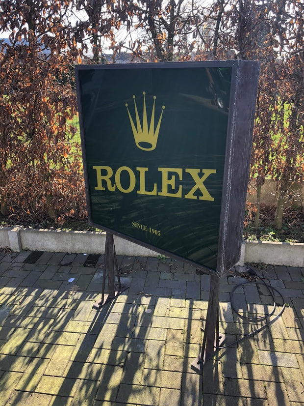 1960s Rolex London official dealer illuminated sign