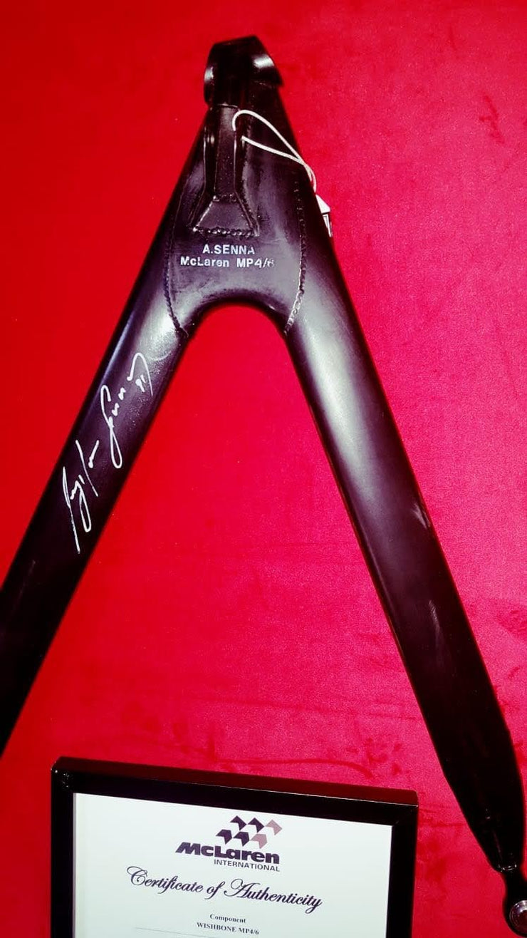 1991 Ayrton Senna wishbone McLaren MP4 / 6 with CoA