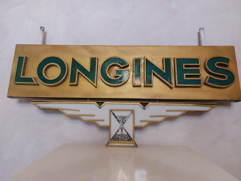 Longines Sign 1965 Longines official dealer illuminated double side sign – Formula 1 ...