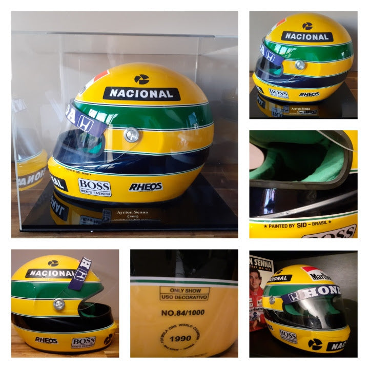 1990 Ayrton Senna replica Helmet limited edition