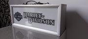 1980s Harley Davidson official dealership illuminated sign