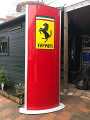 2000's Ferrari official dealer double Very High side illuminated sign -SOLD-