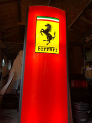 2000's Ferrari official dealer double Very High side illuminated sign -SOLD-