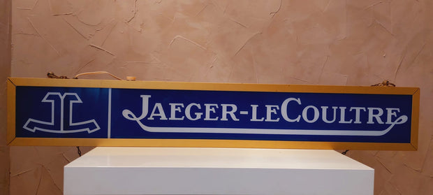 1970s Jaeger-Lecoultre vintage double side illuminated official dealer sign