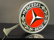1990s Mercedes-Benz dealer double side illuminated sign