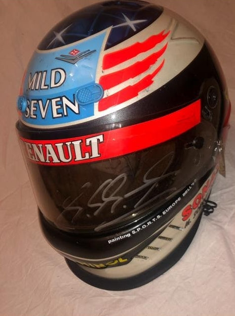 1995 Michael Schumacher Pacific GP race used Bell helmet signed – Formula 1  Memorabilia