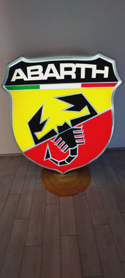 2000s Extremely rare and Huge Abarth official dealership sign