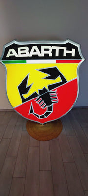 2000s Extremely rare and Huge Abarth official dealership sign