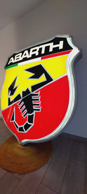 2000s Extremely rare and Huge Abarth official dealership sign