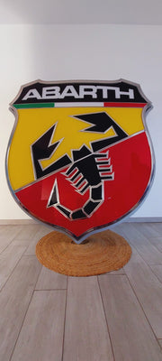 2000s Extremely rare and Huge Abarth official dealership sign