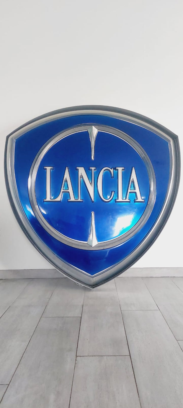 1990s Lancia official dealer very large illuminated sign