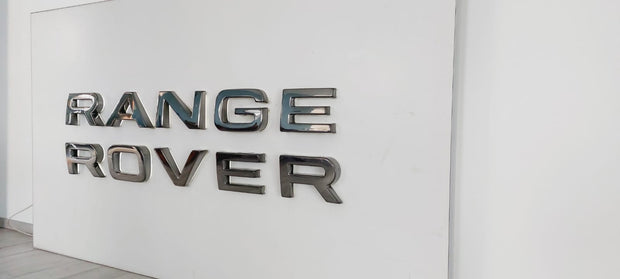 2000s Range Rover Large official dealership illuminated sign