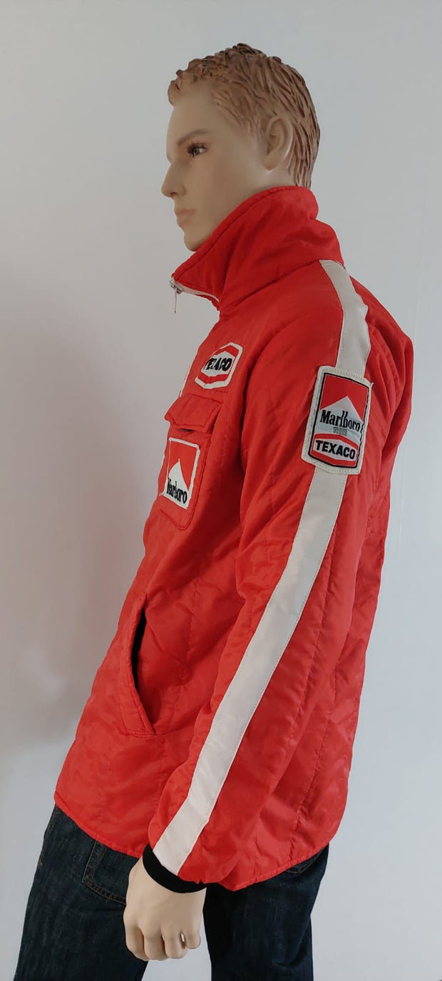 1980's Marlboro Team /  Texaco jacket signed by Senna / Prost / Mansell / Lauda