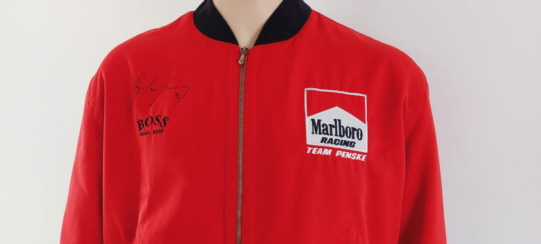 1992 Ayrton Senna Hugo Boss worn jacket signed – Formula 1 Memorabilia