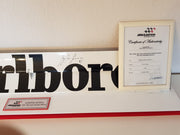 1991 Ayrton Senna signed McLaren rear wing