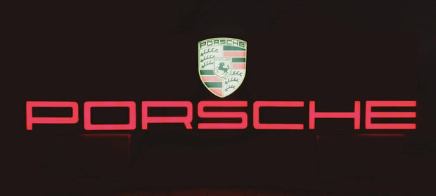 Porsche dealership Very Large illuminated sign