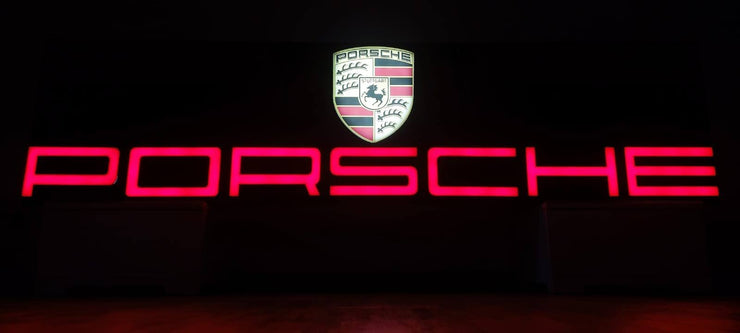 Porsche dealership Very Large illuminated sign