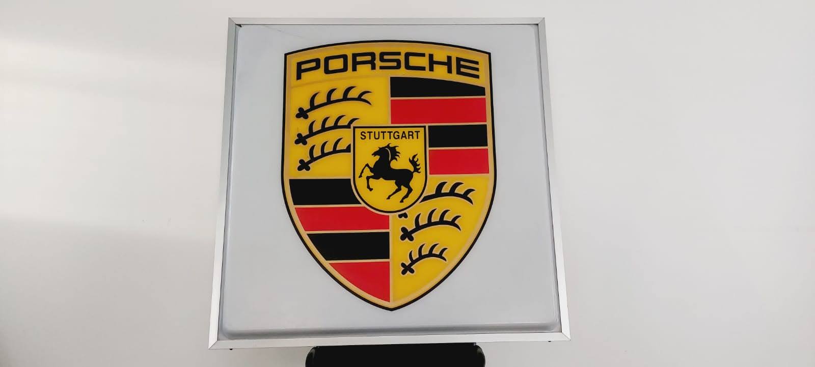 1980s Porsche official dealership illuminated sign – Formula 1