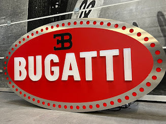 2010 Bugatti official dealership illuminated sign