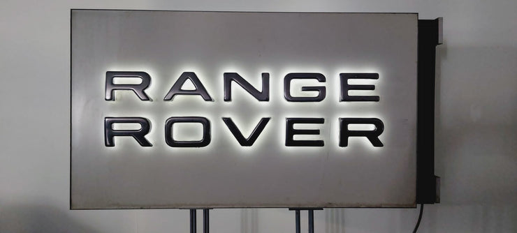 2000s Range Rover official dealership dual illuminated sign – Formula 1 ...