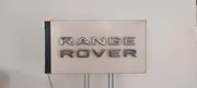 2000s Range Rover official dealership dual illuminated sign