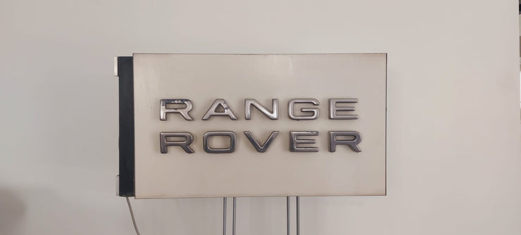 2000s Range Rover official dealership dual illuminated sign – Formula 1 ...