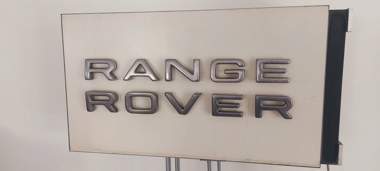 2000s Range Rover official dealership dual illuminated sign – Formula 1 ...