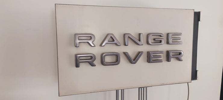 2000s Range Rover official dealership dual illuminated sign – Formula 1 ...