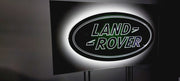 2000s Land Rover official dealership dual illuminated sign