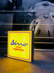 1981 Dino Ferrari official dealer Service illuminated double side sign