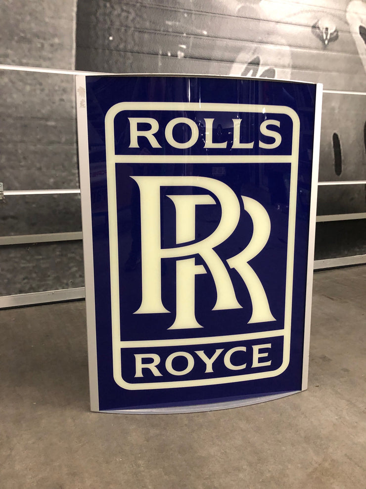 2001 Rolls Royce official illuminated sign